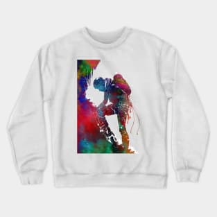 Mountaineer climbing sport art #mountaineer #climbing #sport Crewneck Sweatshirt